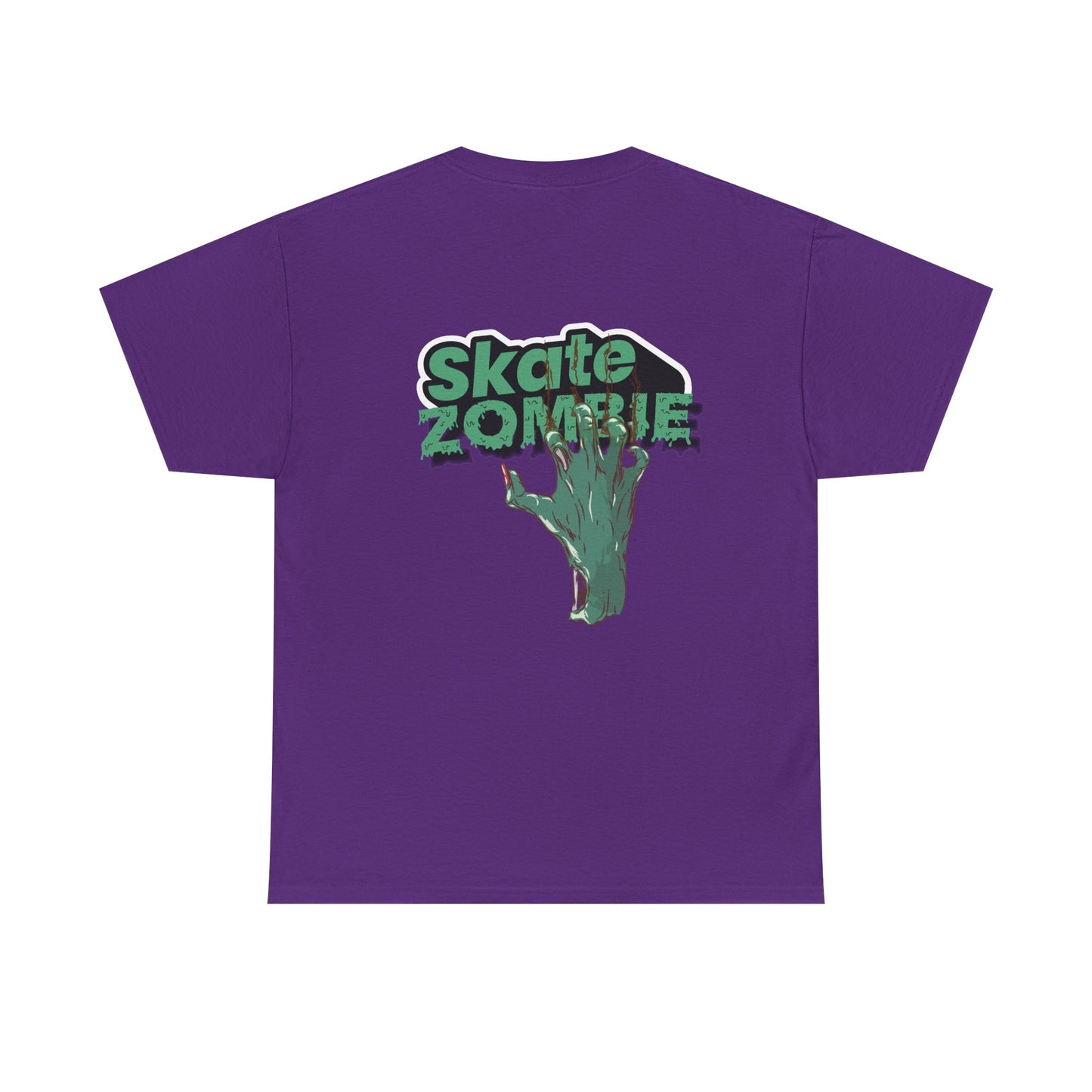 Skate Hand - Unisex Tee - Skate Zombie Back Design T-Shirt