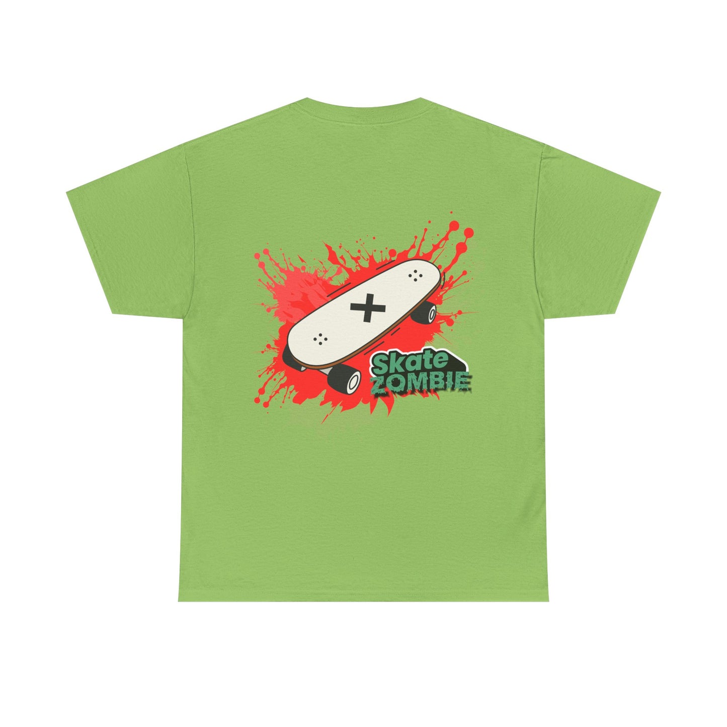 Skate Blood - Unisex Tee - Skate Zombie Back Design T-Shirt