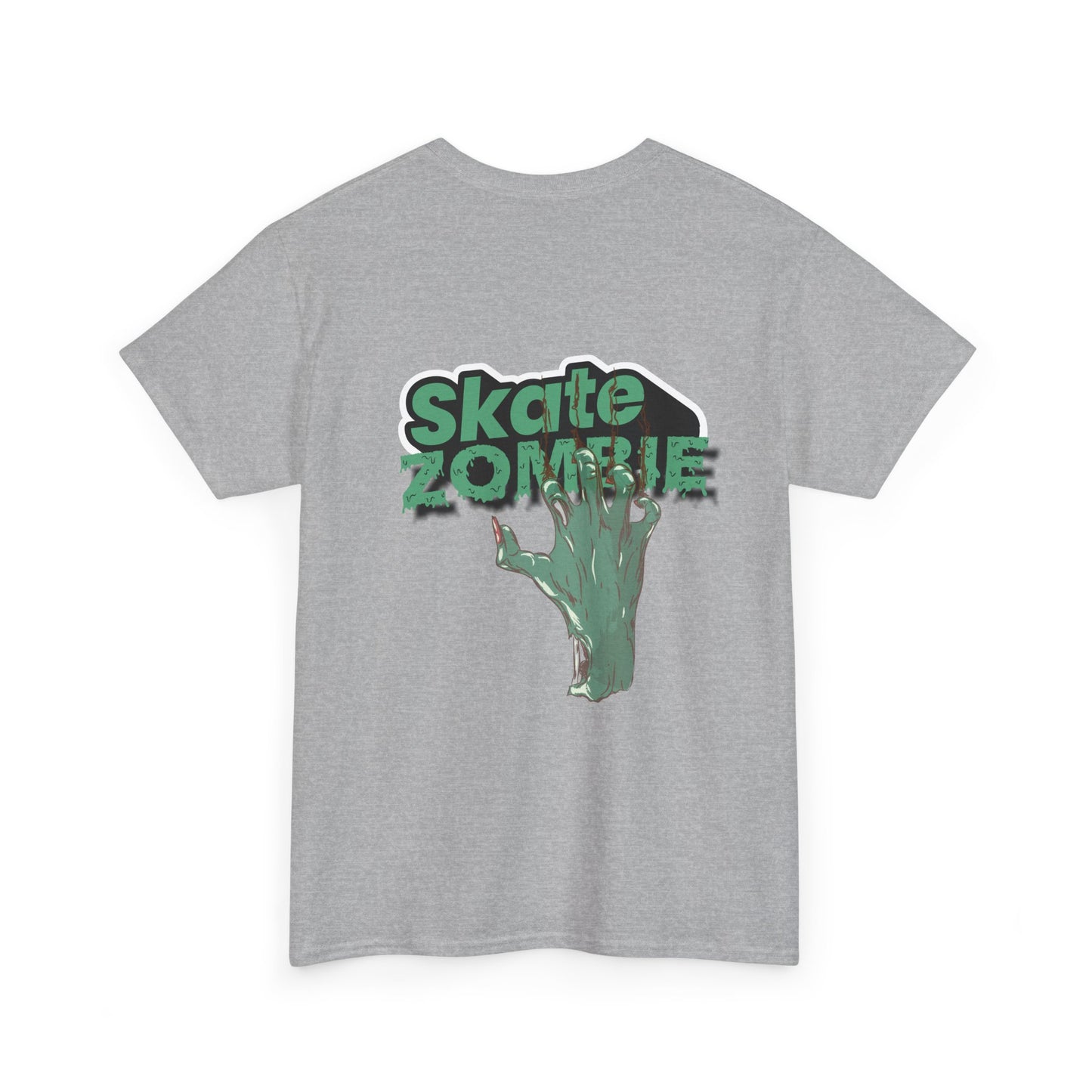 Skate Hand - Unisex Tee - Skate Zombie Back Design T-Shirt
