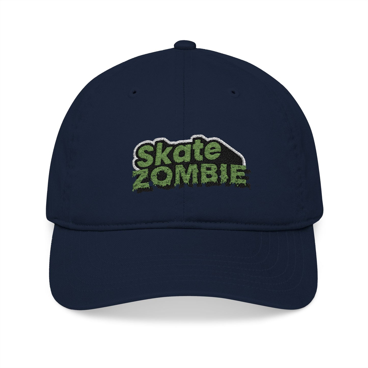 Skate Zombie - Embroidered Organic Baseball Cap