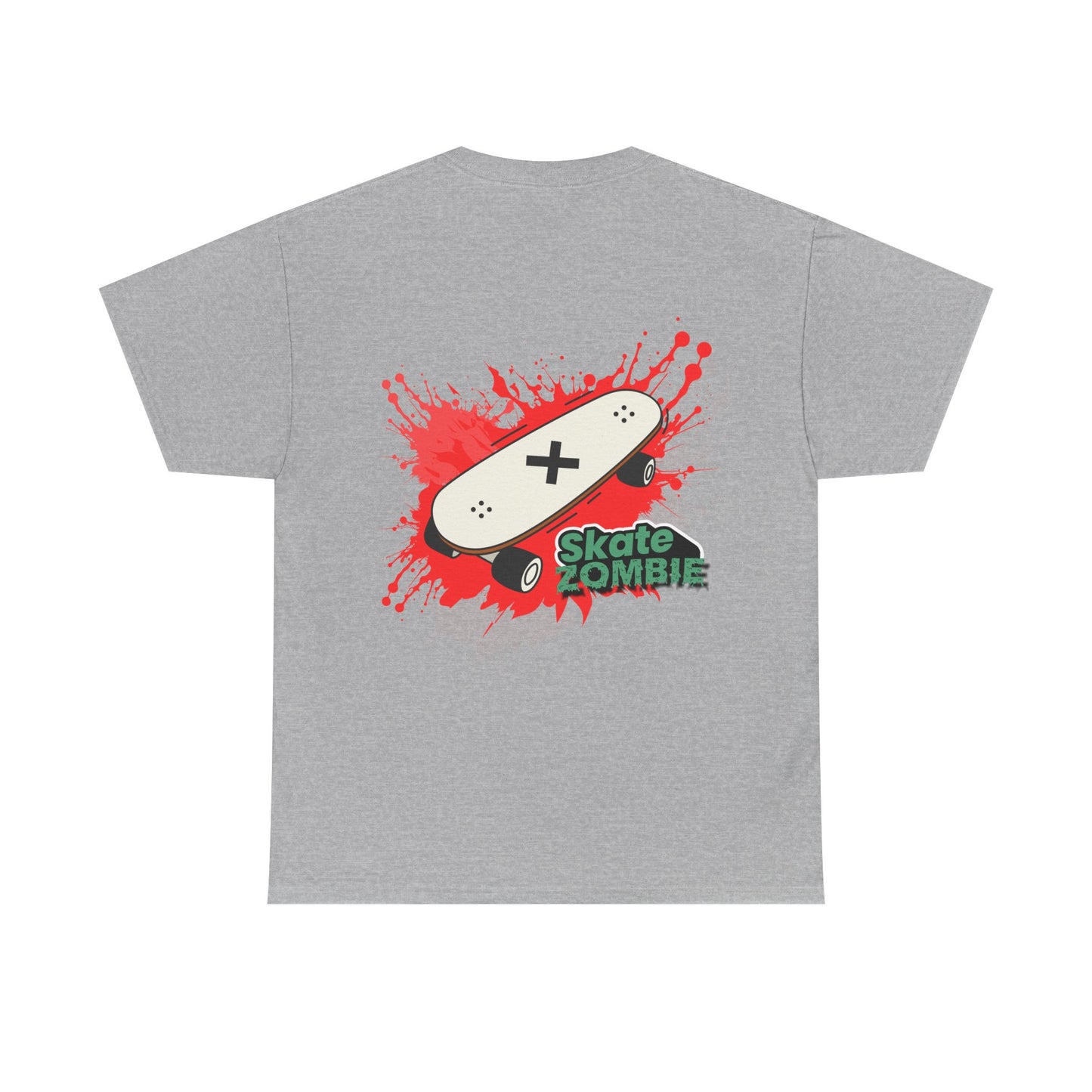 Skate Blood - Unisex Tee - Skate Zombie Back Design T-Shirt