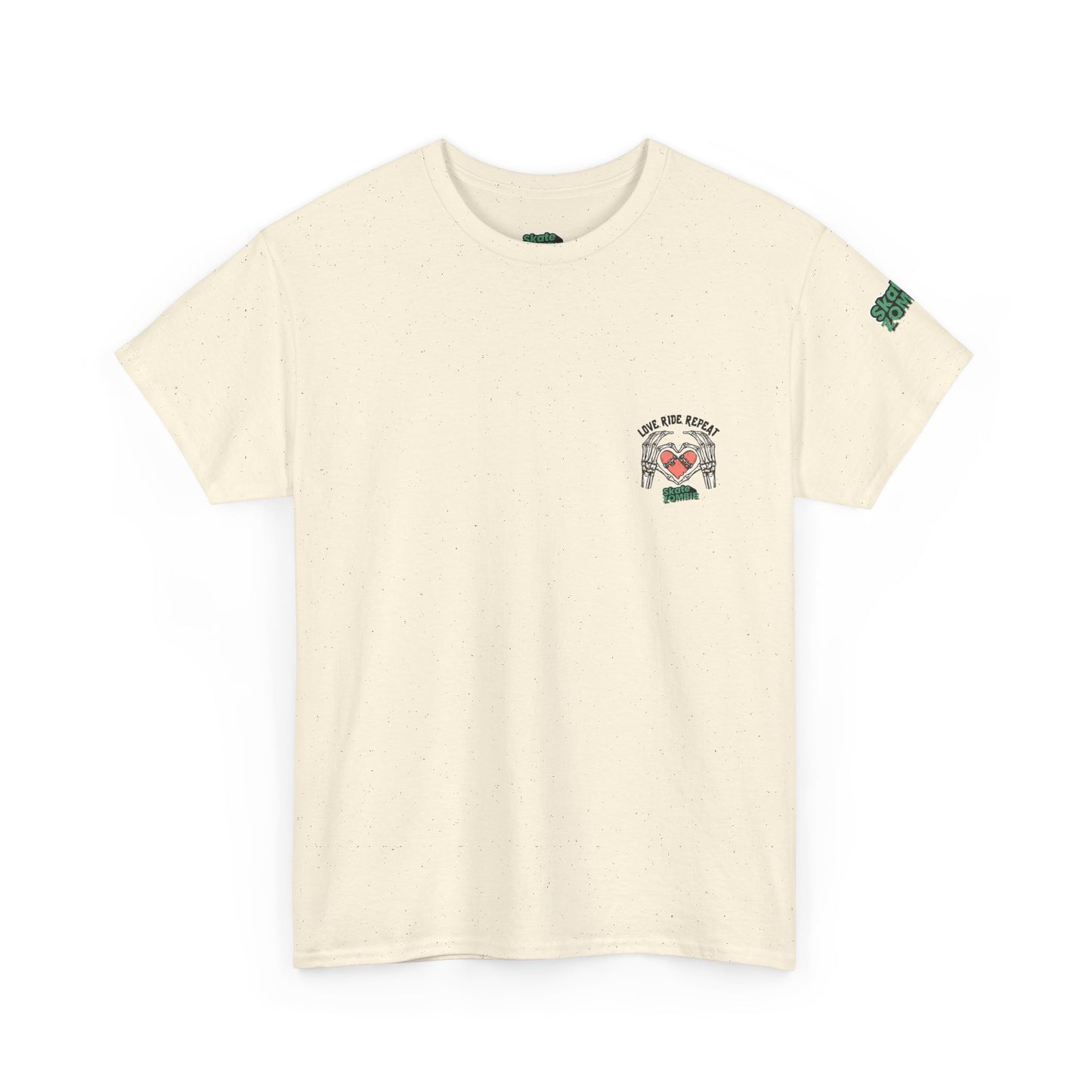 Love Ride Repeat - Unisex Tee - Skate Zombie Small Logo T-Shirt
