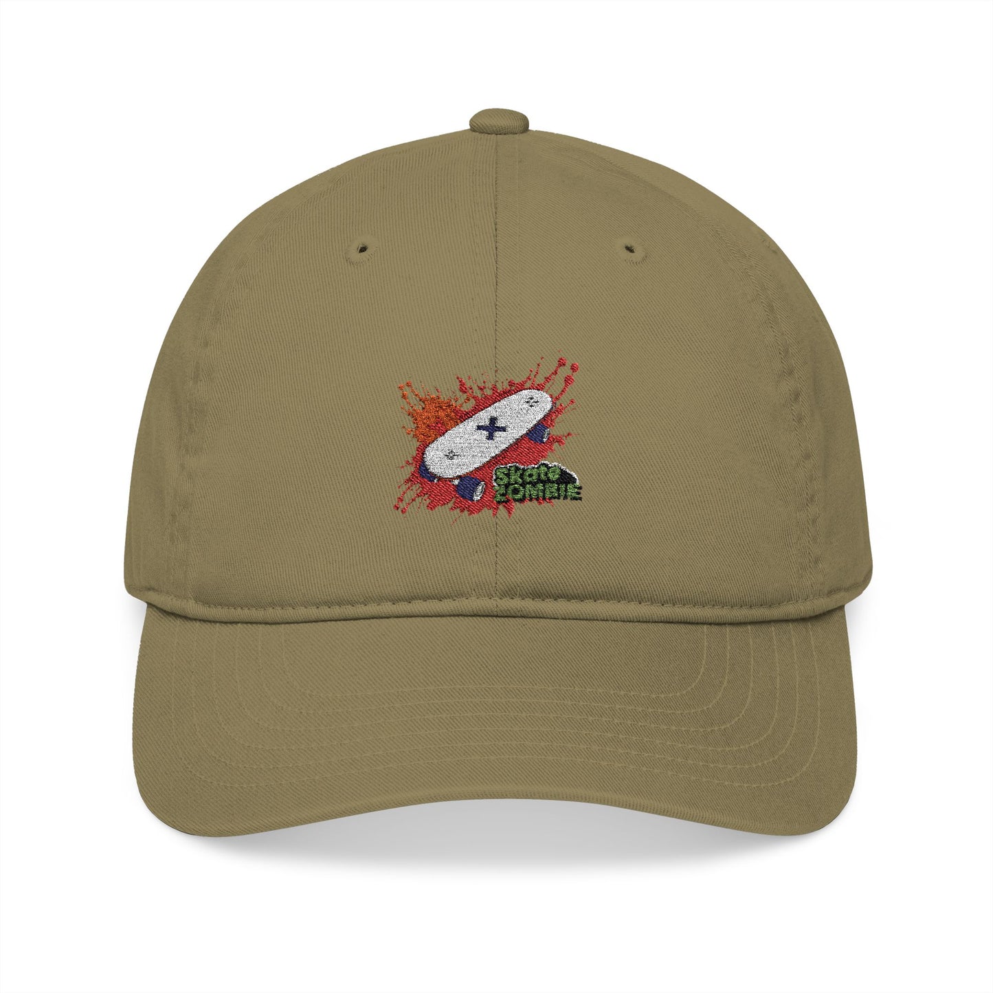 Skate Blood - Skate Zombie Original - Embroidered Organic Baseball Cap