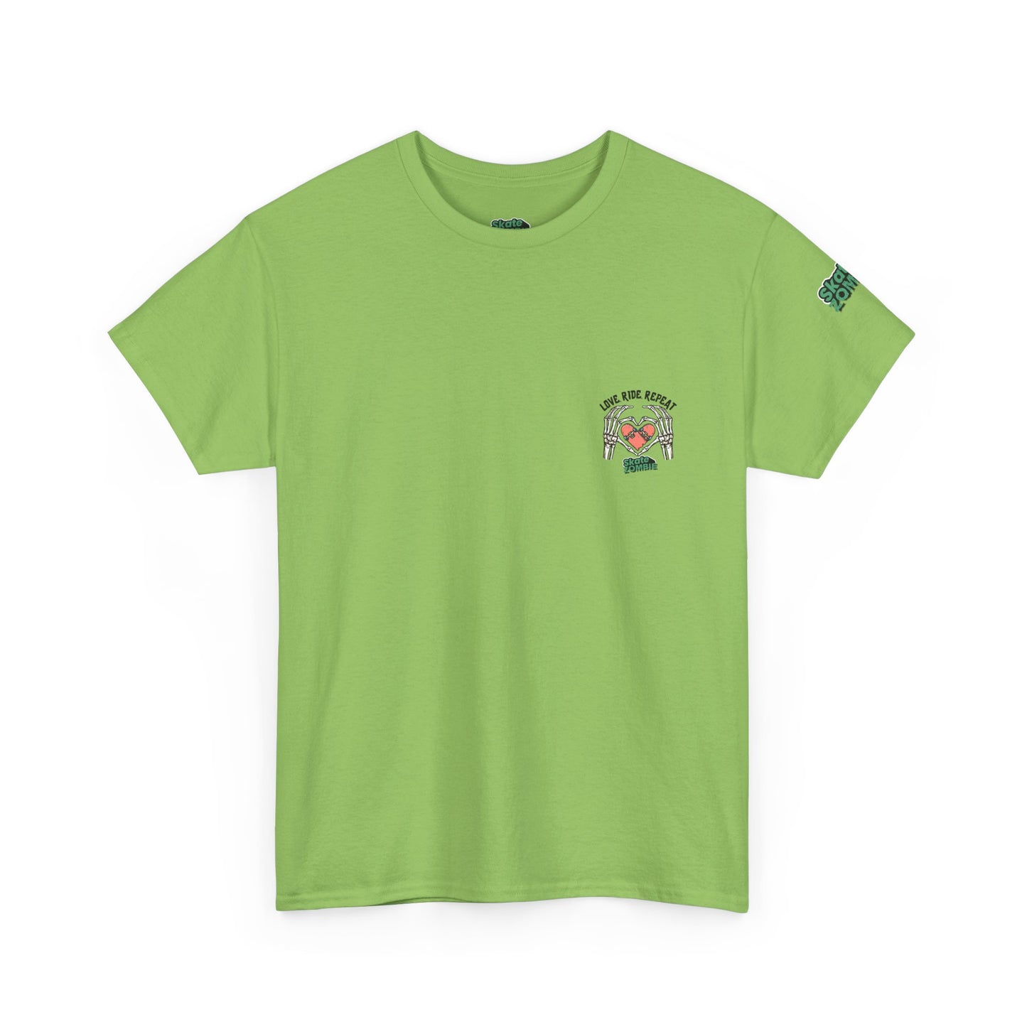 Love Ride Repeat - Unisex Tee - Skate Zombie Small Logo T-Shirt