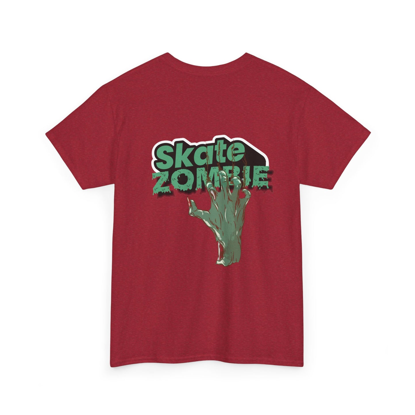 Skate Hand - Unisex Tee - Skate Zombie Back Design T-Shirt