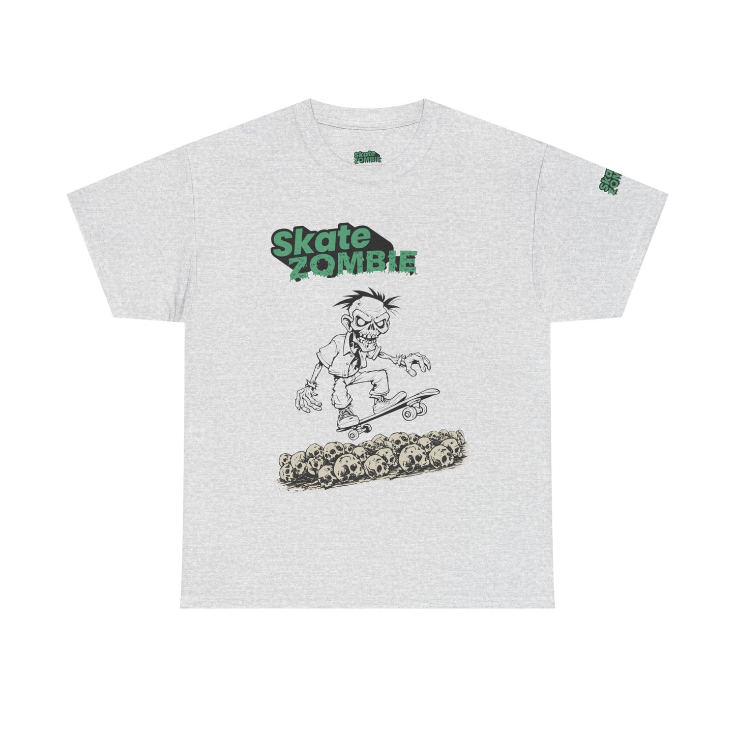 Skate Skulls - Unisex Tee - Skate Zombie Front Design T-Shirt