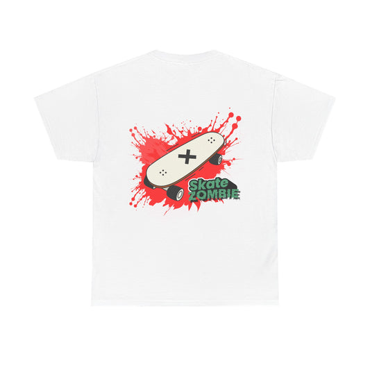 Skate Blood - Unisex Tee - Skate Zombie Back Design T-Shirt