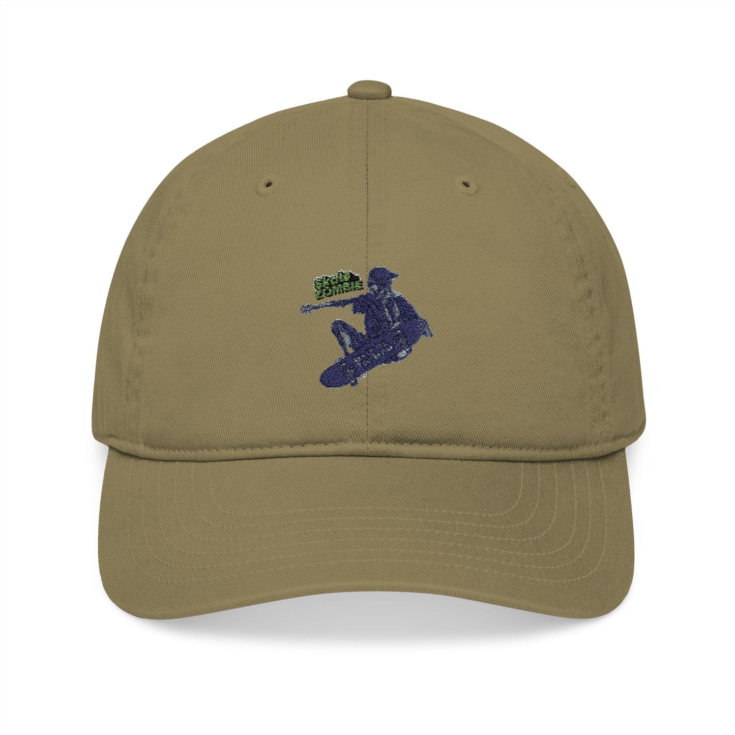 Skate Till You Break - Skate Zombie - Embroidered Organic Baseball Cap