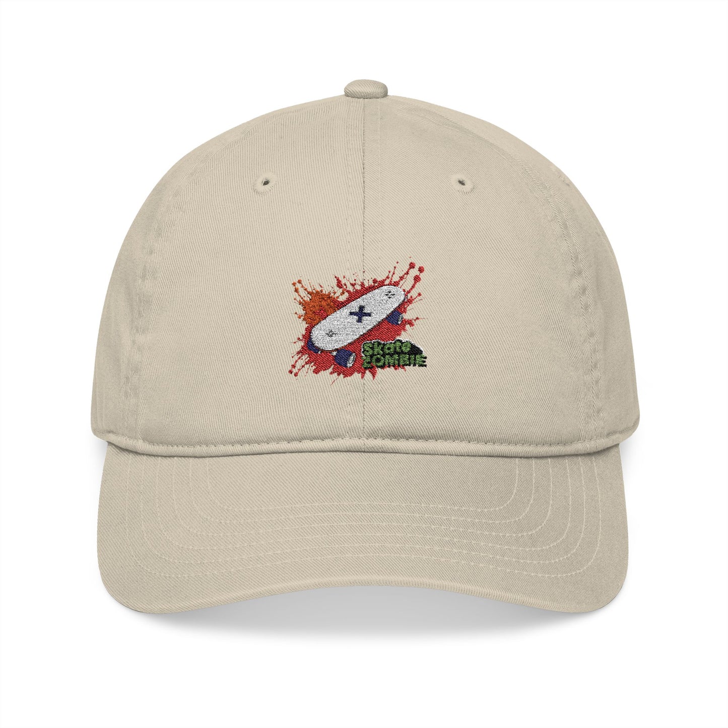 Skate Blood - Skate Zombie Original - Embroidered Organic Baseball Cap