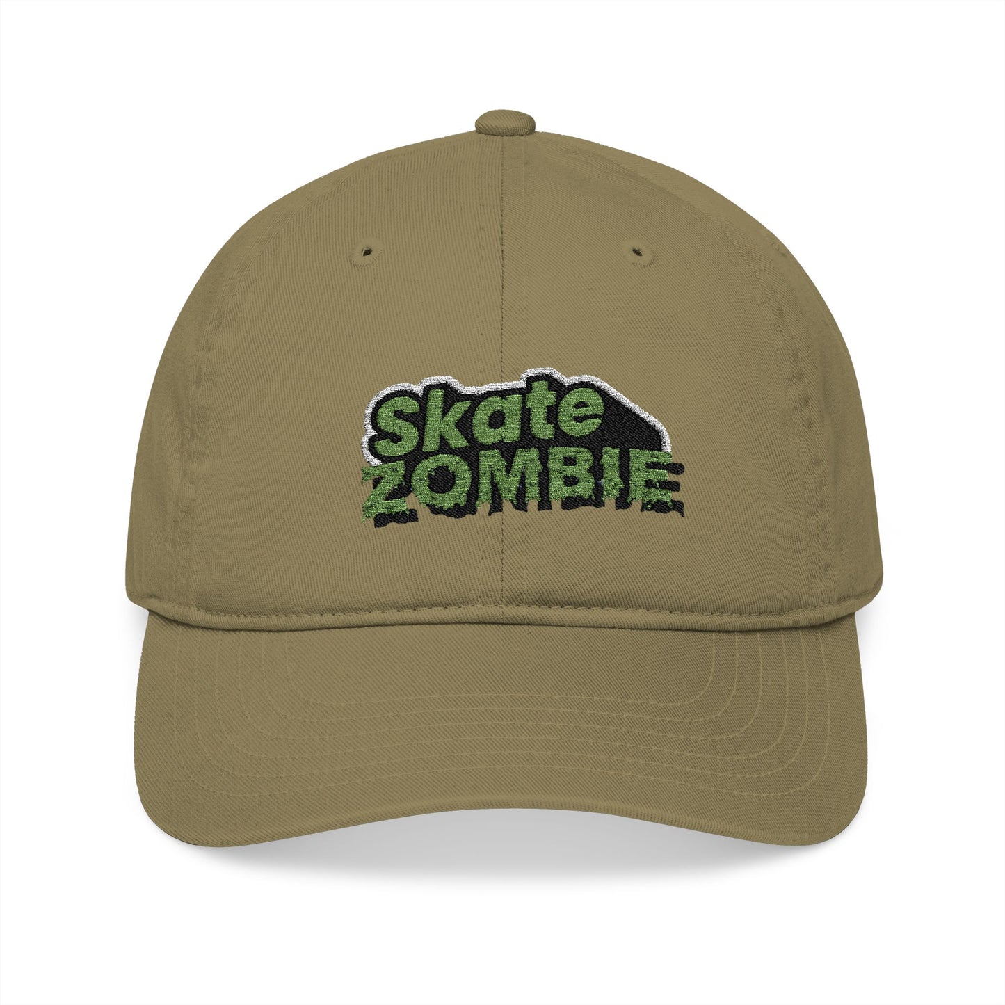 Skate Zombie - Embroidered Organic Baseball Cap