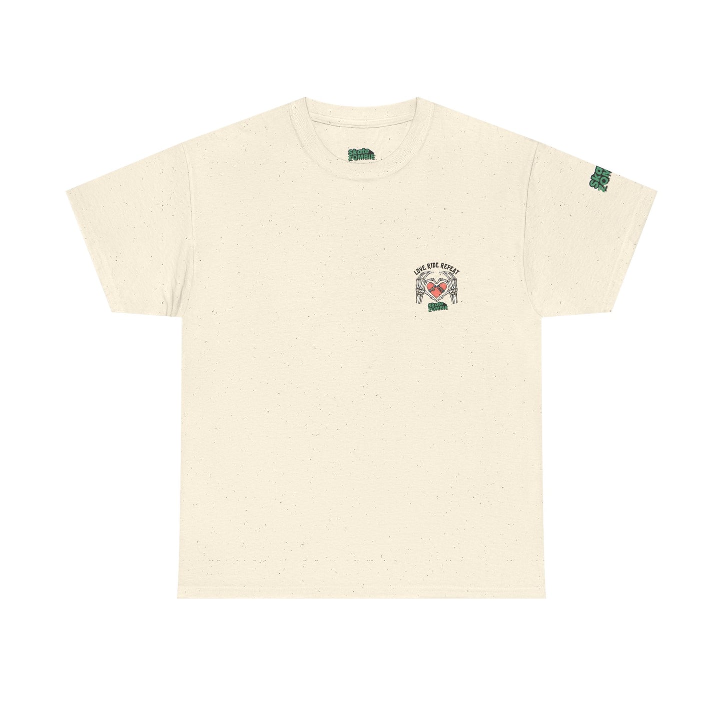 Love Ride Repeat - Unisex Tee - Skate Zombie Small Logo T-Shirt