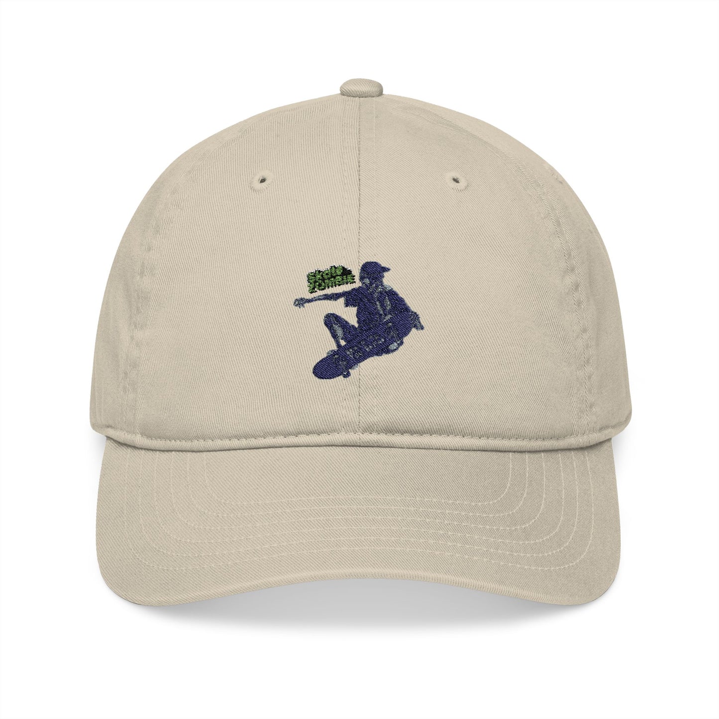 Skate Till You Break - Skate Zombie - Embroidered Organic Baseball Cap